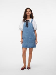 Vero Moda VMKAILA Kurzes Kleid -Medium Blue Denim - 10309688
