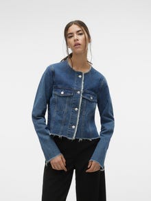 Vero Moda VMKIRI Denim jacket -Medium Blue Denim - 10309692