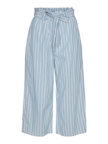 Vero Moda VMXENIA High rise Trousers -Light Blue Denim - 10309730