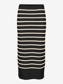 Vero Moda VMSABA Średnia talia Spódnica midi -Black - 10309744