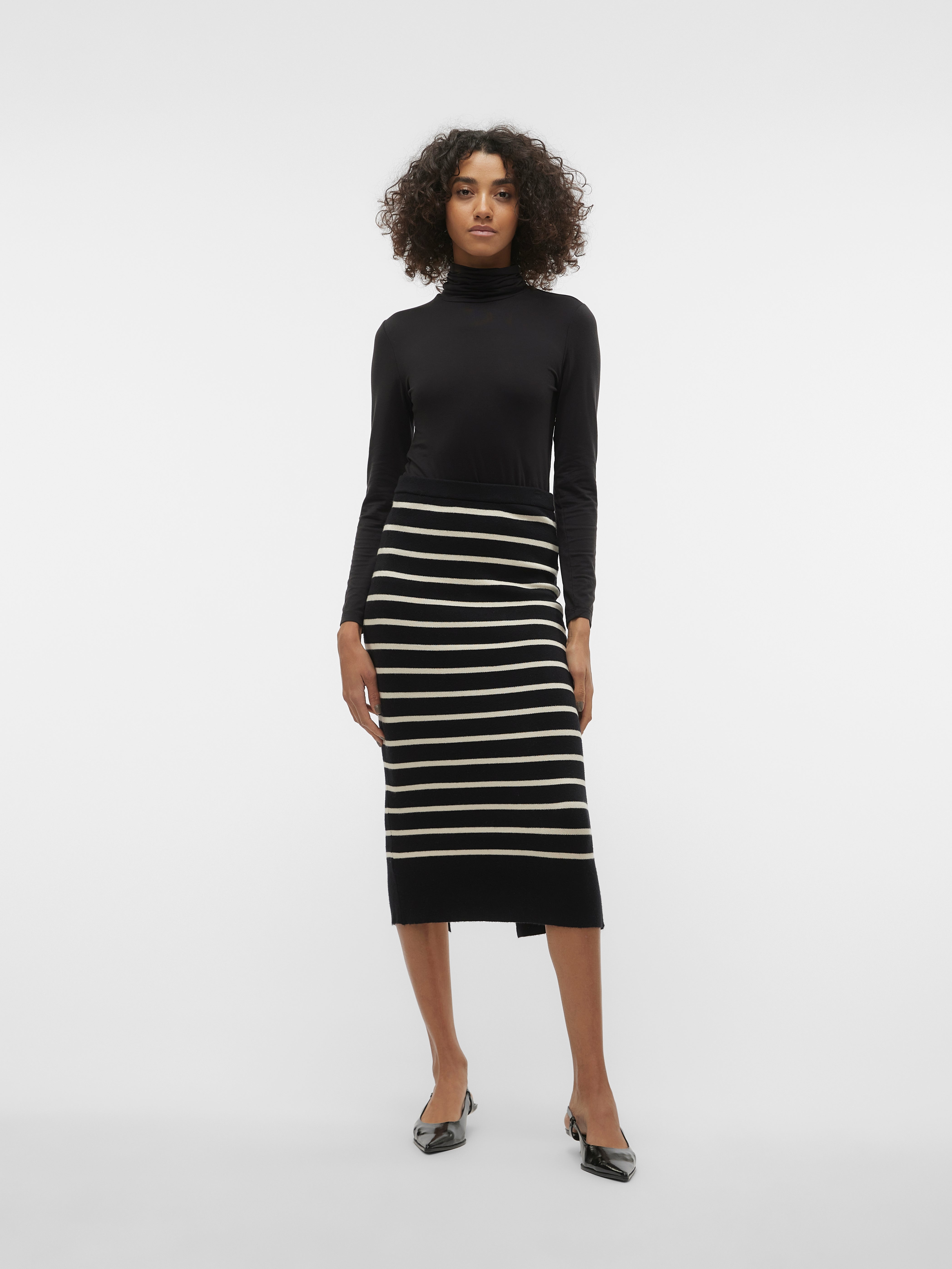 Midi best sale rok zwart