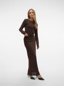 Vero Moda VMLALA High waist Long skirt -Rocky Road - 10309750