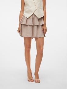 Vero Moda VMLUNA High waist Short Skirt -Gray Morn - 10309768