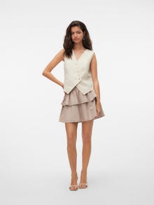 Vero Moda VMLUNA High waist Short Skirt -Gray Morn - 10309768