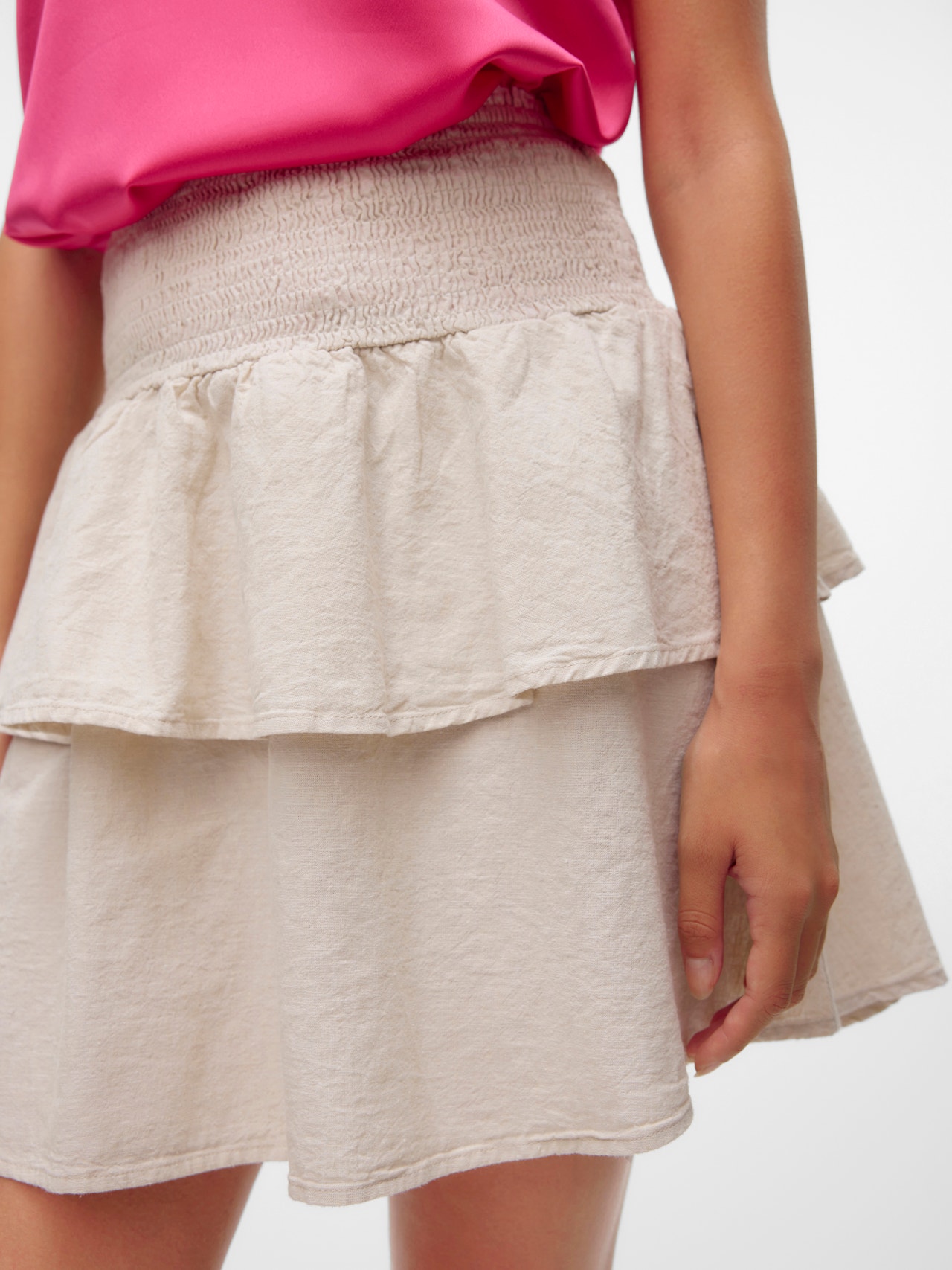 Vero Moda VMLUNA Short Skirt -Silver Lining - 10309768