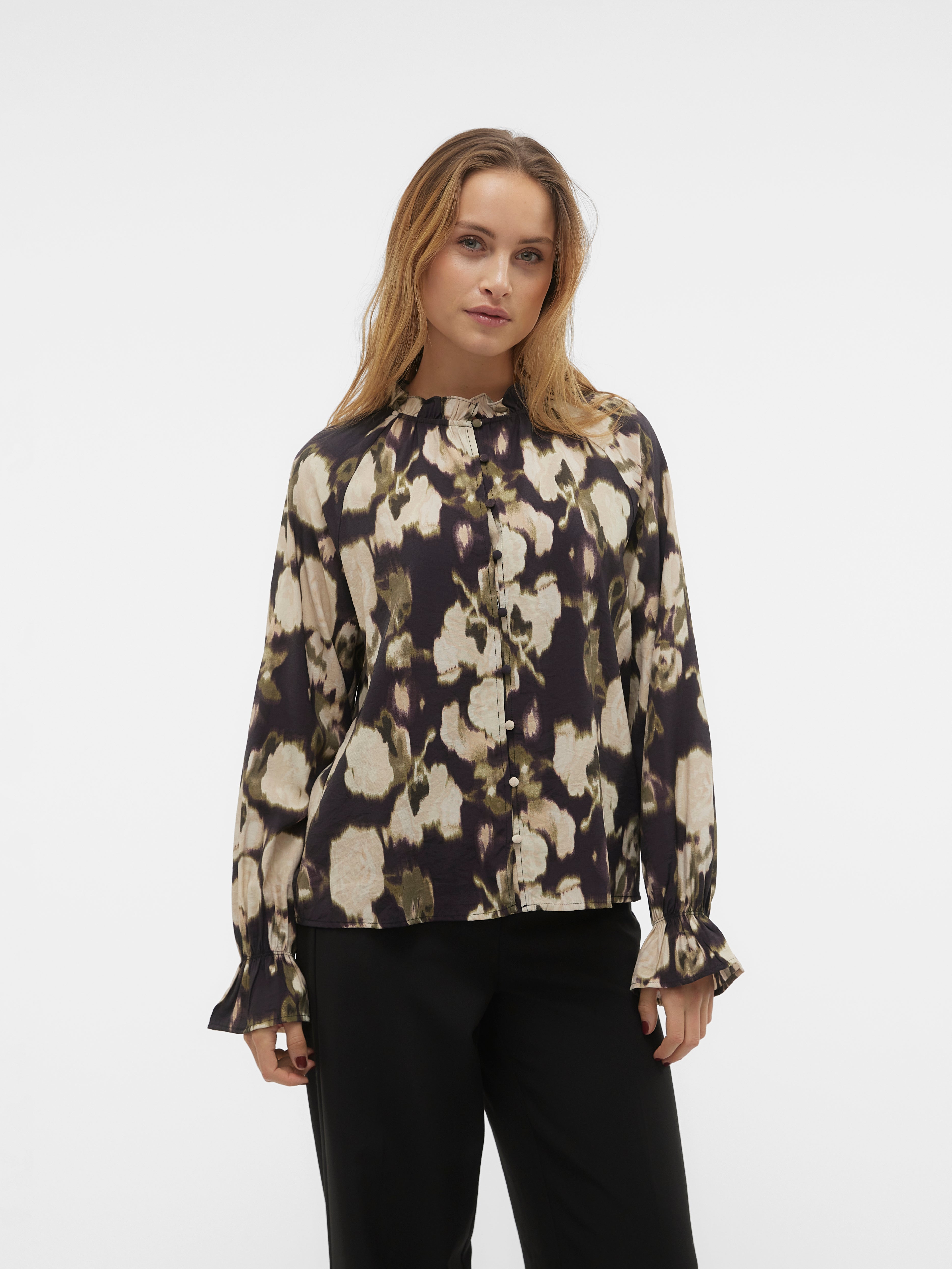 VERO MODA dam skjorta VMNELLIE - Cashmere Blue main image 1