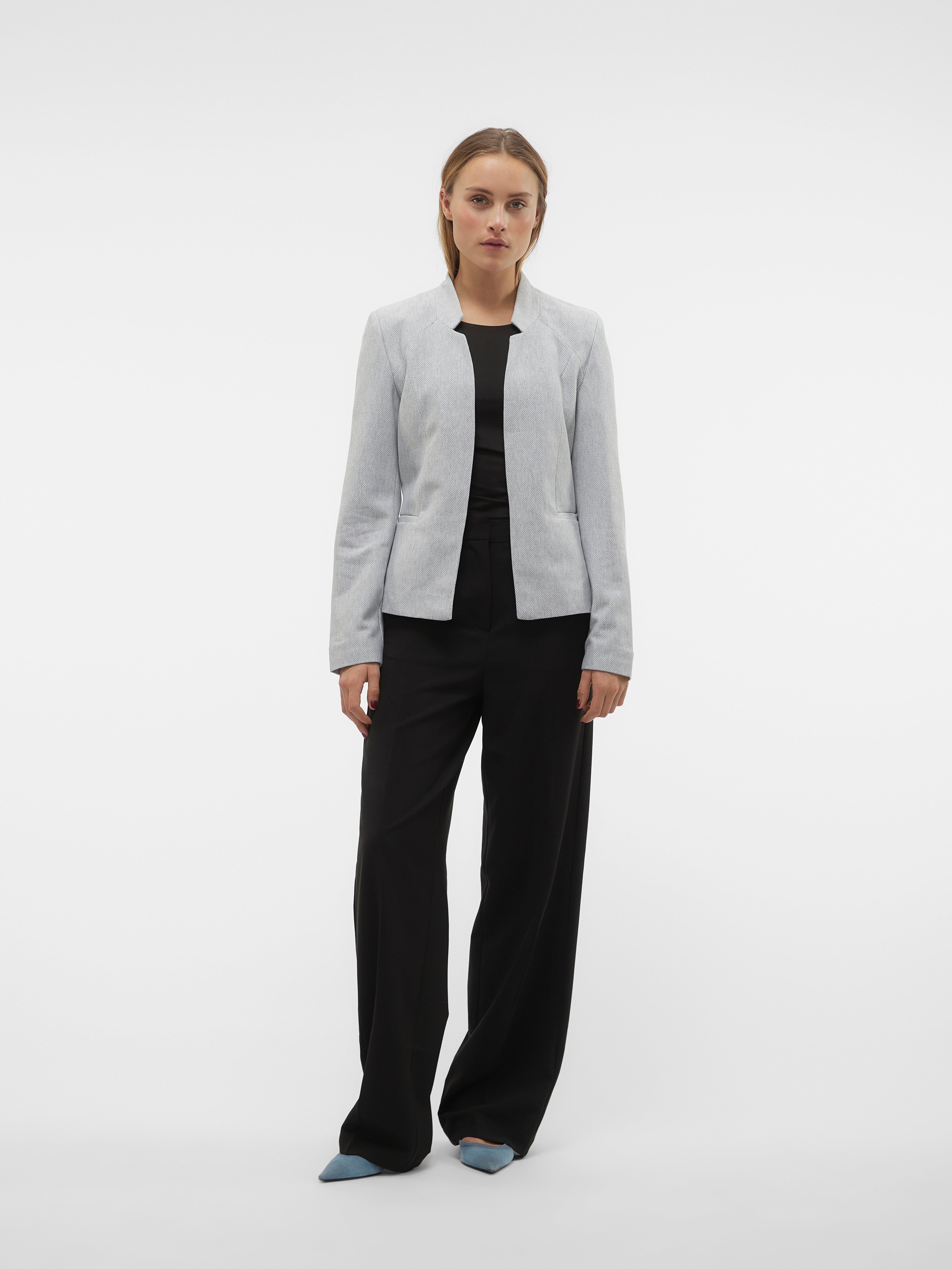 Vero moda grey blazer sale