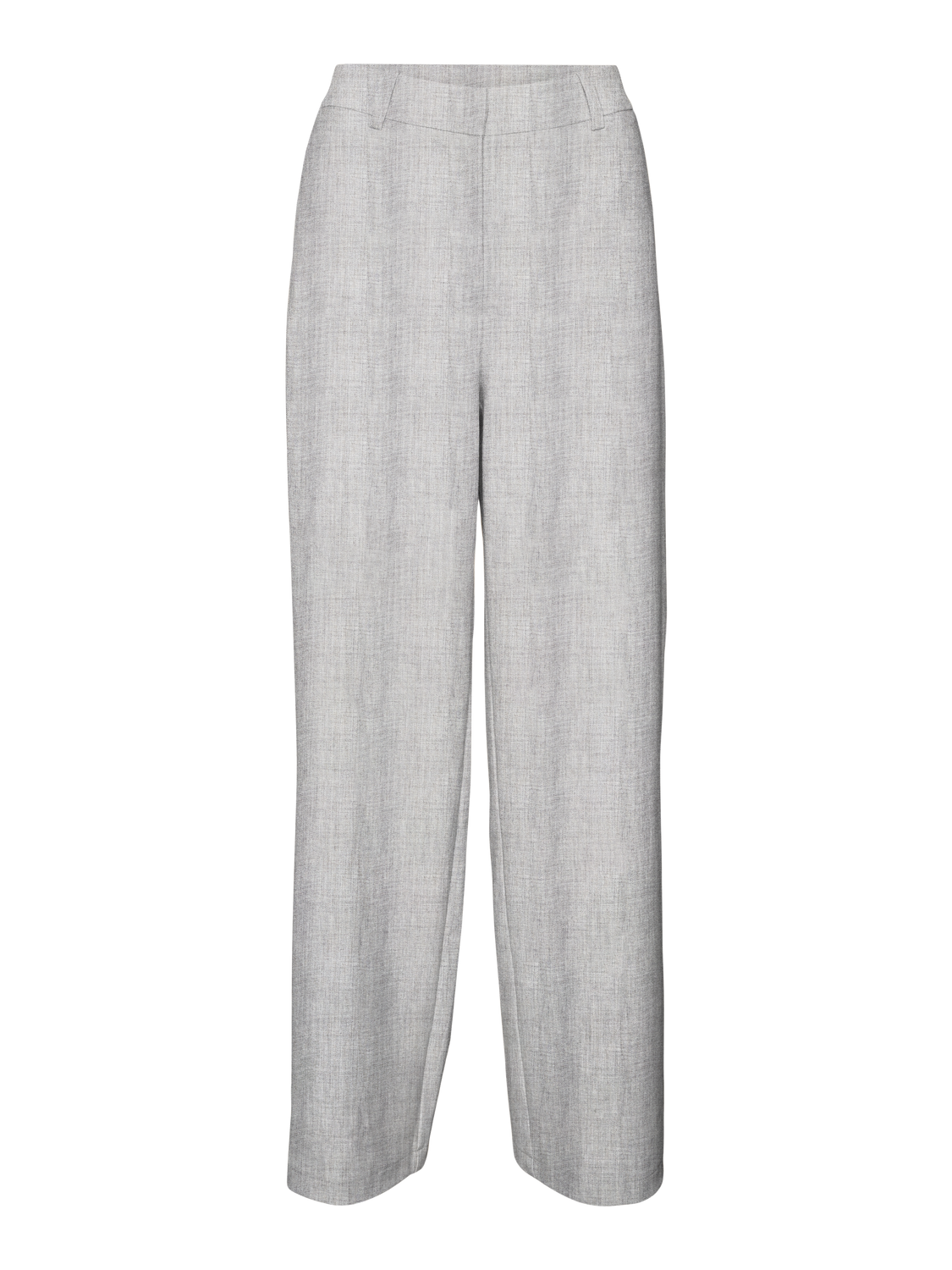 Vero Moda VMMELINA High rise Trousers -Light Grey Melange - 10309879