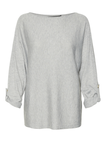 Vero Moda VMAPOLINA Pullover -Light Grey Melange - 10309903