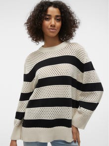 Vero Moda VMELOUISNEWSTRIPE Trøje -Birch - 10309914