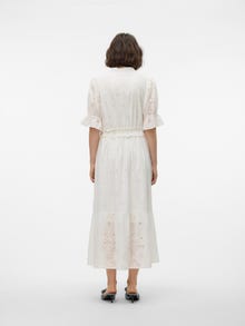 Vero Moda VMAVALON Long dress -Snow White - 10309934