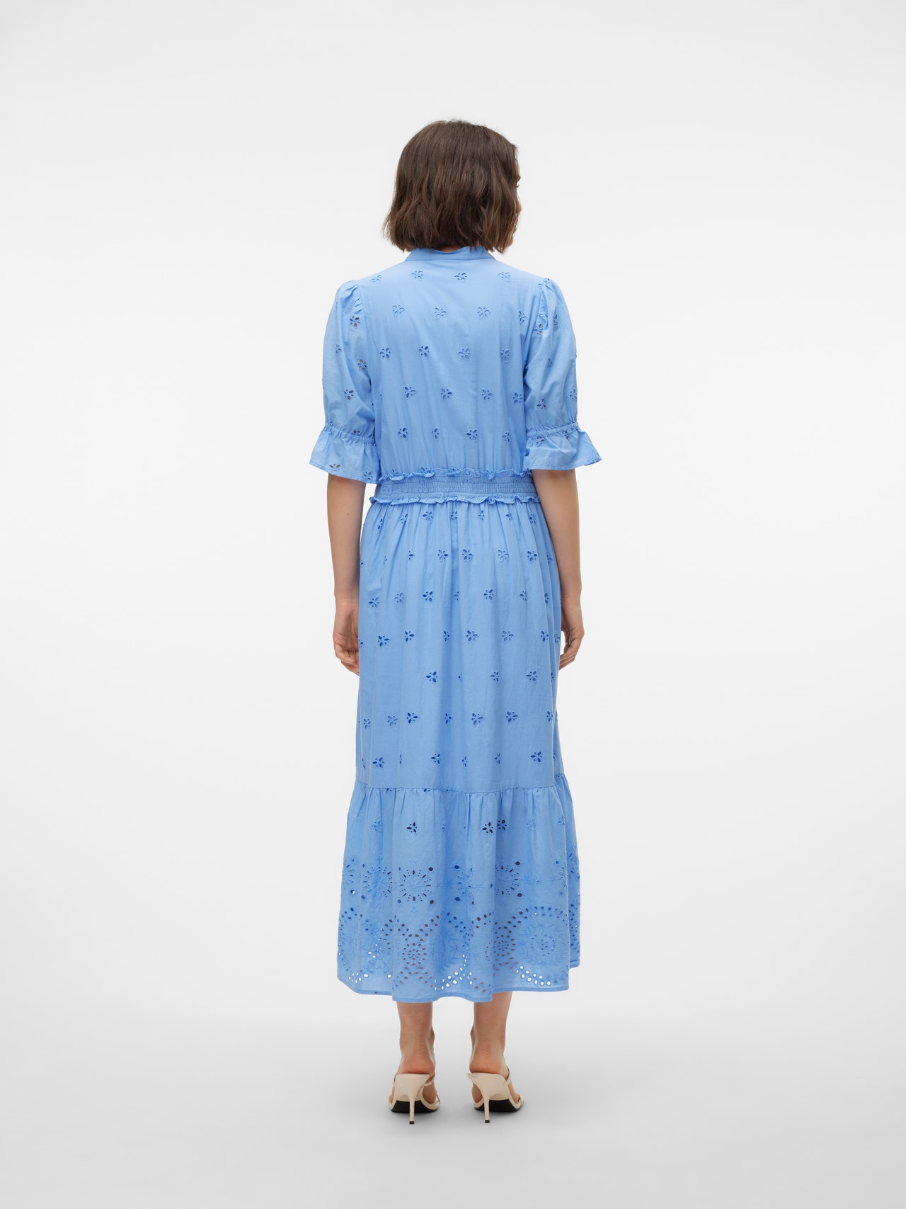 Vero Moda VMAVALON Lang kjole -Cornflower Blue - 10309934