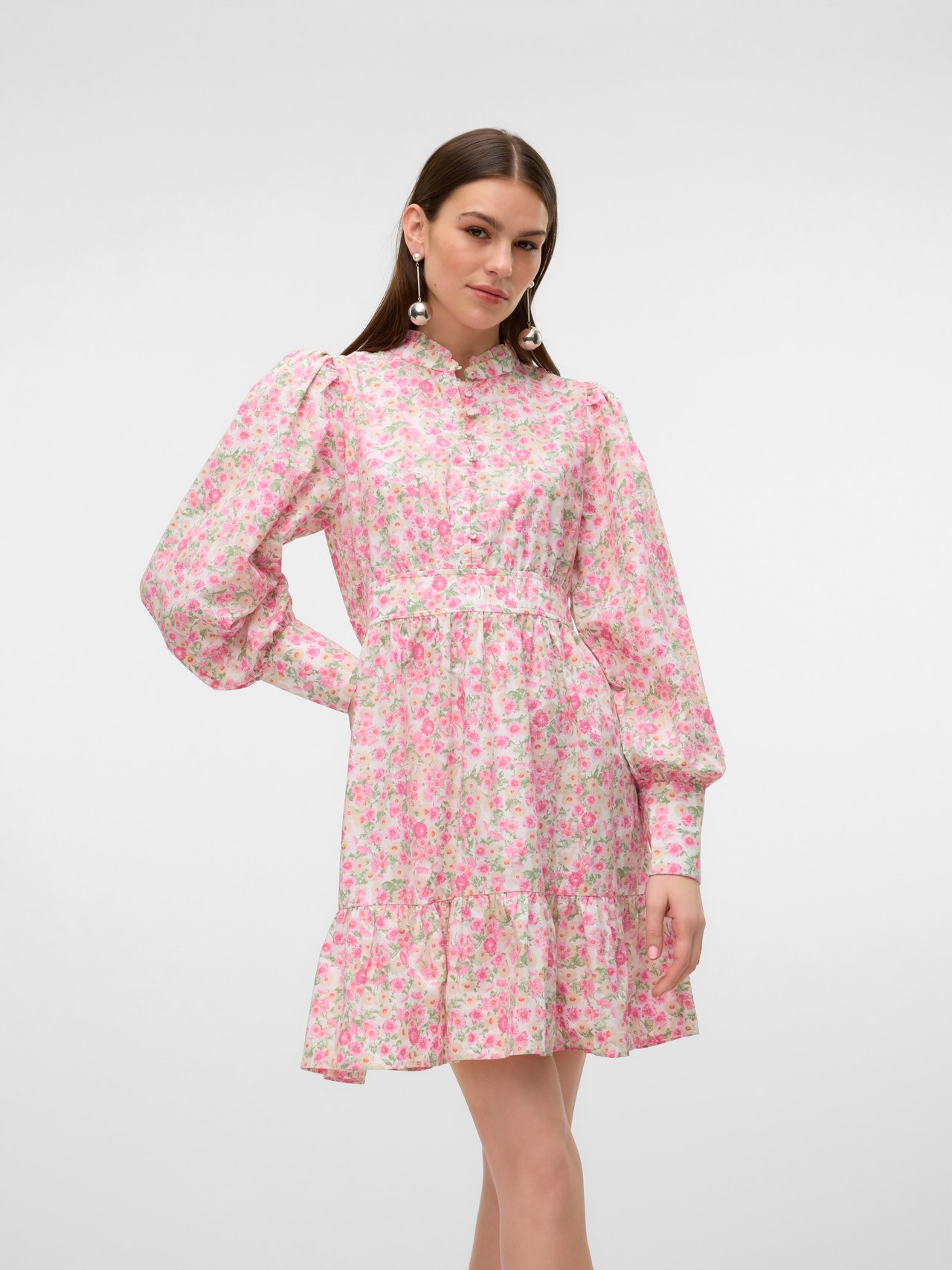 Vero Moda VMTHEKLA Kurzes Kleid -Sachet Pink - 10309936