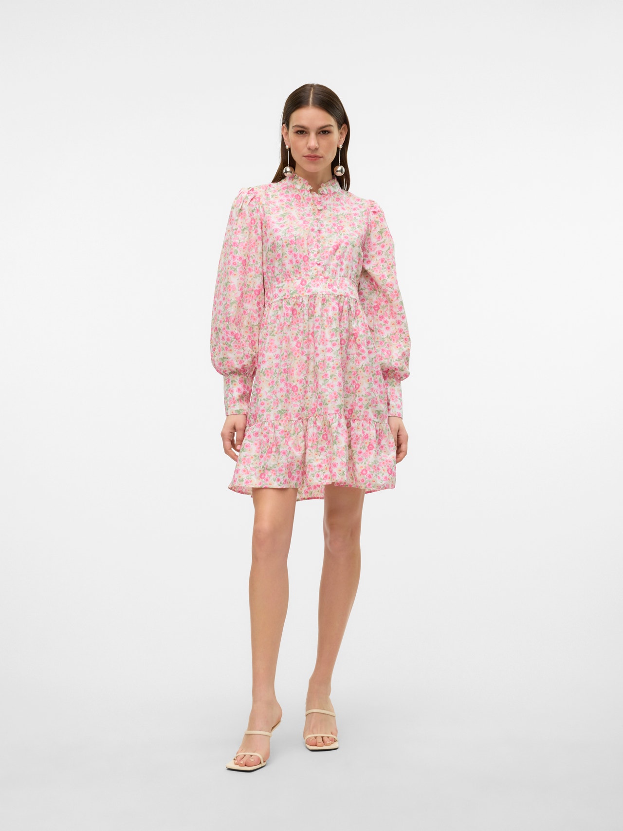 Vero Moda VMTHEKLA Kort kjole -Sachet Pink - 10309936