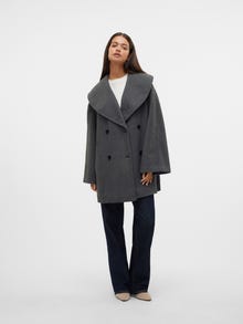 Vero Moda VMLONDYN Coat -Dark Grey Melange - 10310000