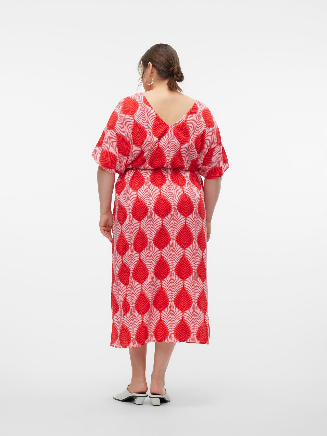 Vero Moda VMCTULA Long dress -Goji Berry - 10310002