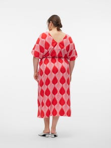 Vero Moda VMCTULA Long dress -Goji Berry - 10310002
