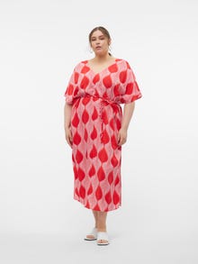 Vero Moda VMCTULA Lange jurk -Goji Berry - 10310002