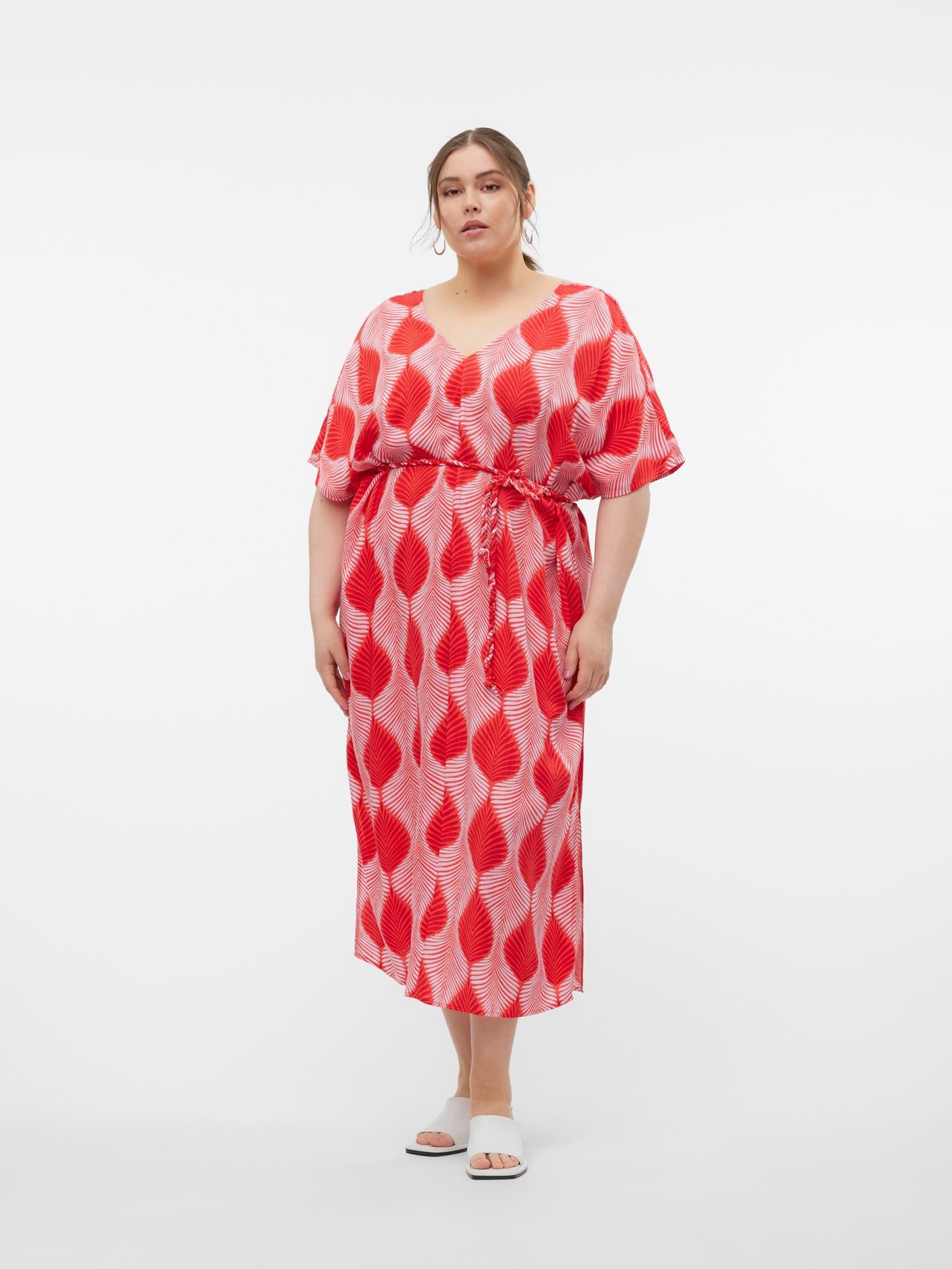 Vero Moda VMCTULA Long dress -Goji Berry - 10310002