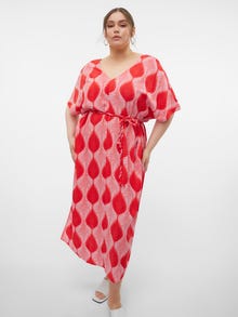 Vero Moda VMCTULA Pitkä mekko -Goji Berry - 10310002