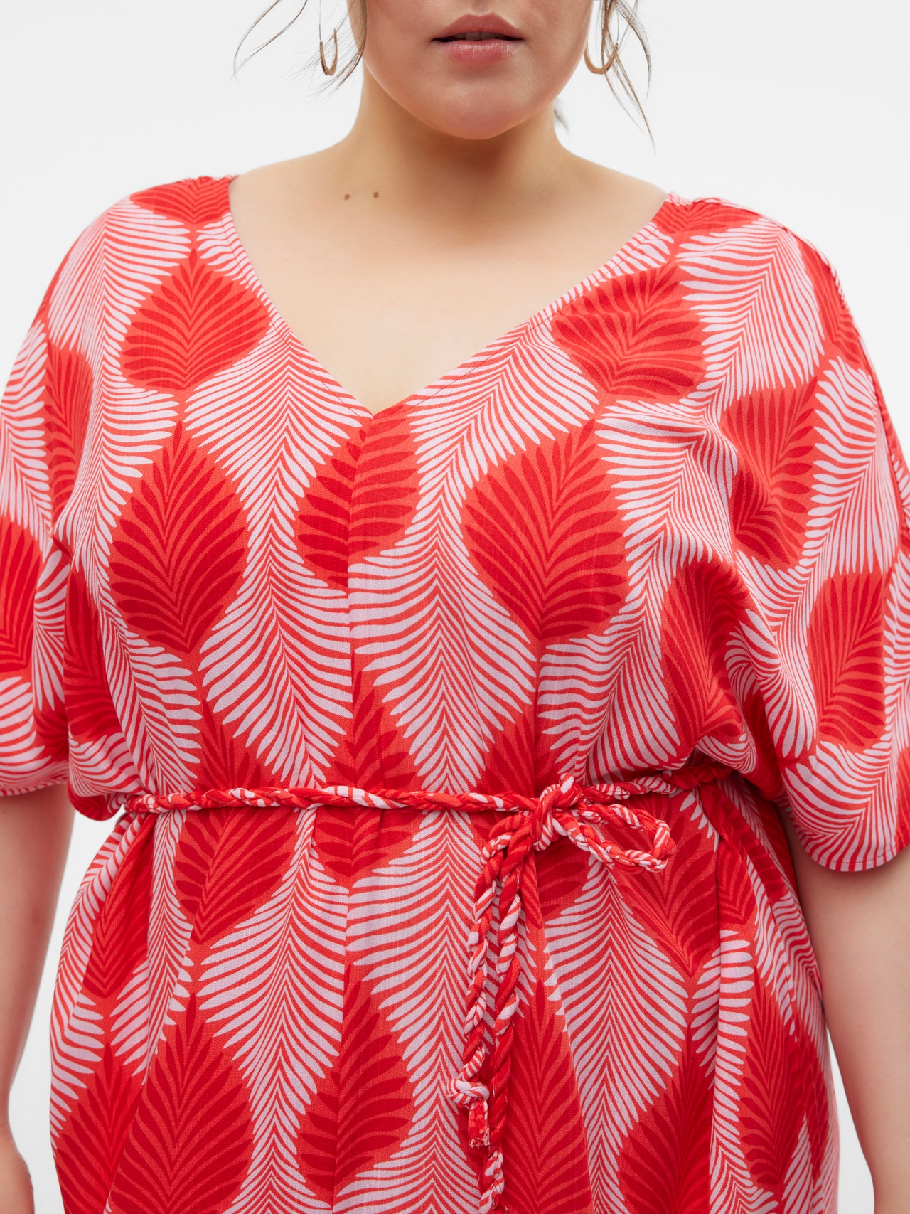 Vero Moda VMCTULA Long dress -Goji Berry - 10310002