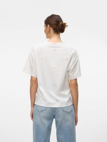 Vero Moda VMZORA T-Shirt -Snow White - 10310044