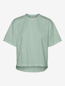 Vero Moda AWZORA T-Shirt -Silt Green - 10310044