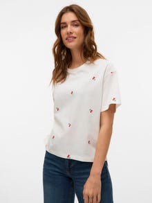 Vero Moda AWZORA T-shirt -Snow White - 10310044