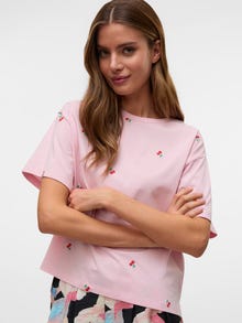 Vero Moda AWZORA T-paidat -Parfait Pink - 10310044