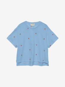 Vero Moda AWZORA T-Shirt -Airy Blue - 10310044
