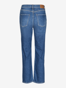 Vero Moda VMELIA Korkea vyötärö Straight fit Farkut -Medium Blue Denim - 10310068