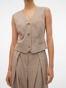 Vero Moda VMLUCY Stijlvol gilet -Taupe Gray - 10310071