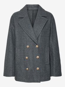 Vero Moda VMFORTUNE Jakke -Dark Grey Melange - 10310073