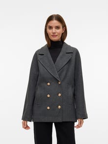 Vero Moda VMFORTUNE Vestes -Dark Grey Melange - 10310073