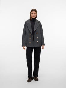 Vero Moda VMFORTUNE Jakke -Dark Grey Melange - 10310073