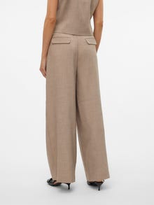 Vero Moda VMLUCY Suorat housut -Taupe Gray - 10310074