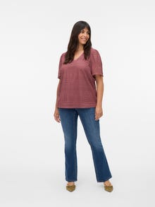 Vero Moda VMCHONEY Top -Rose Brown - 10310079