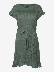 VMCHONEY Short dress Medium Green Vero Moda