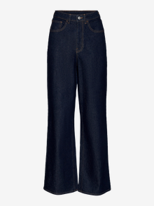 Vero Moda VMREBECCA Super high rise Wide Fit Jeans -Dark Blue Denim - 10310088