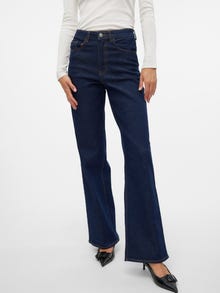 Vero Moda VMREBECCA Super high rise Wide Fit Jeans -Dark Blue Denim - 10310088