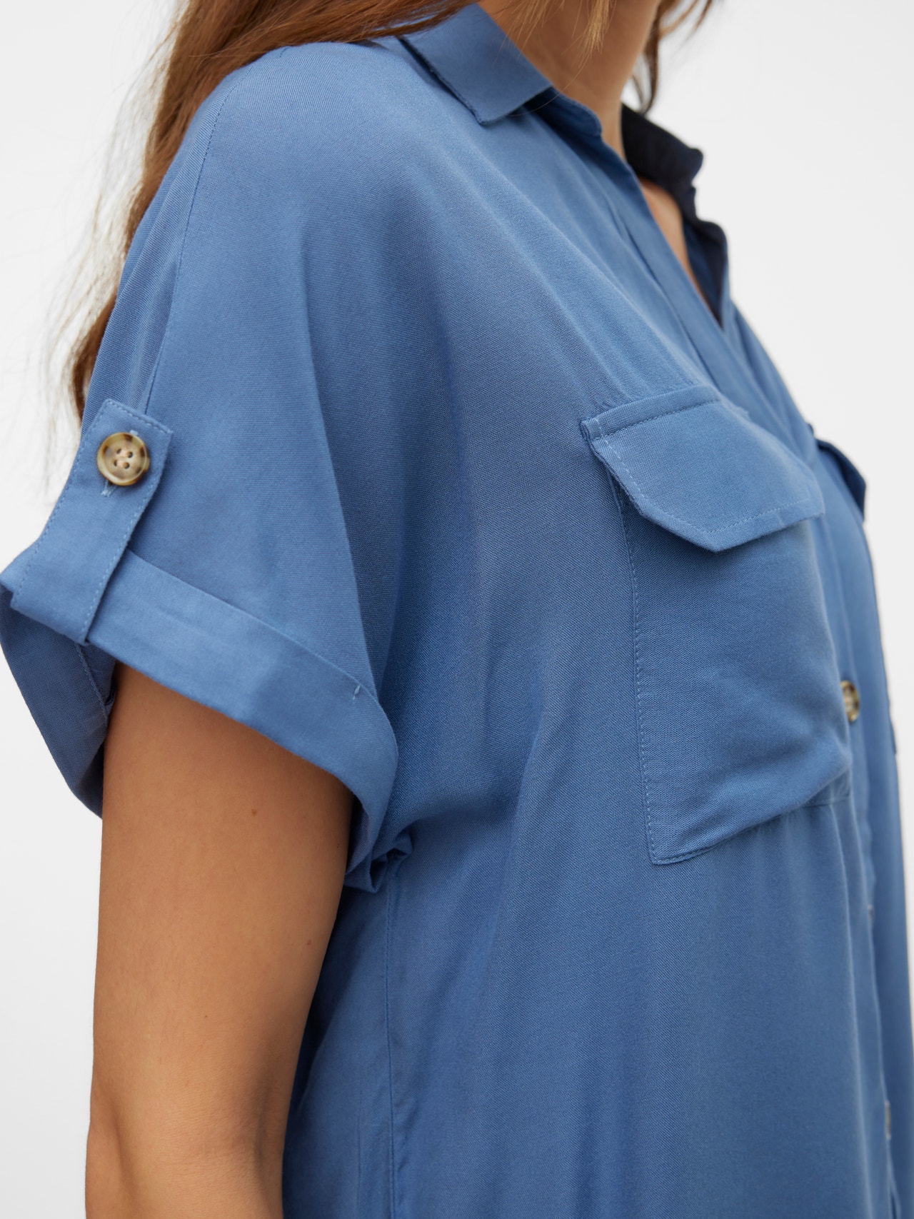 Vero Moda VMBUMPY Shirt -Coronet Blue - 10310139