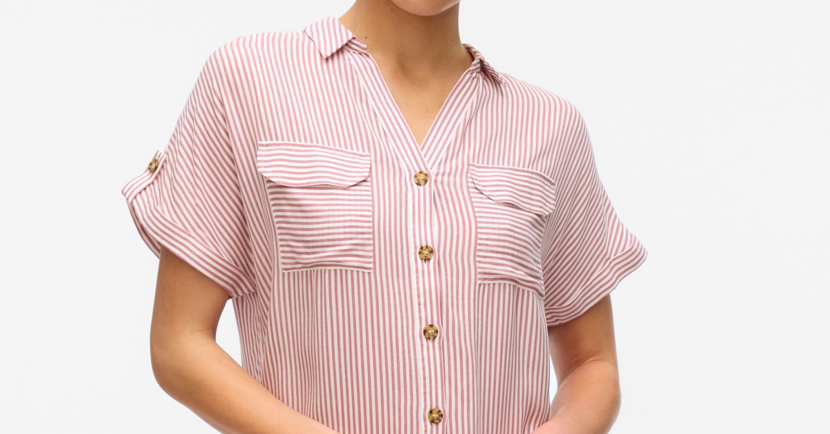 VMBUMPY Overhemd | Midden Paars | Vero Moda®