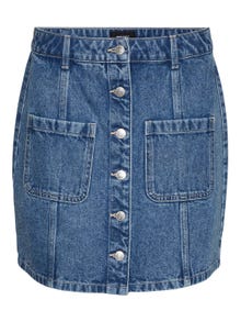 Vero Moda VMSASJO Kort kjol -Medium Blue Denim - 10310142
