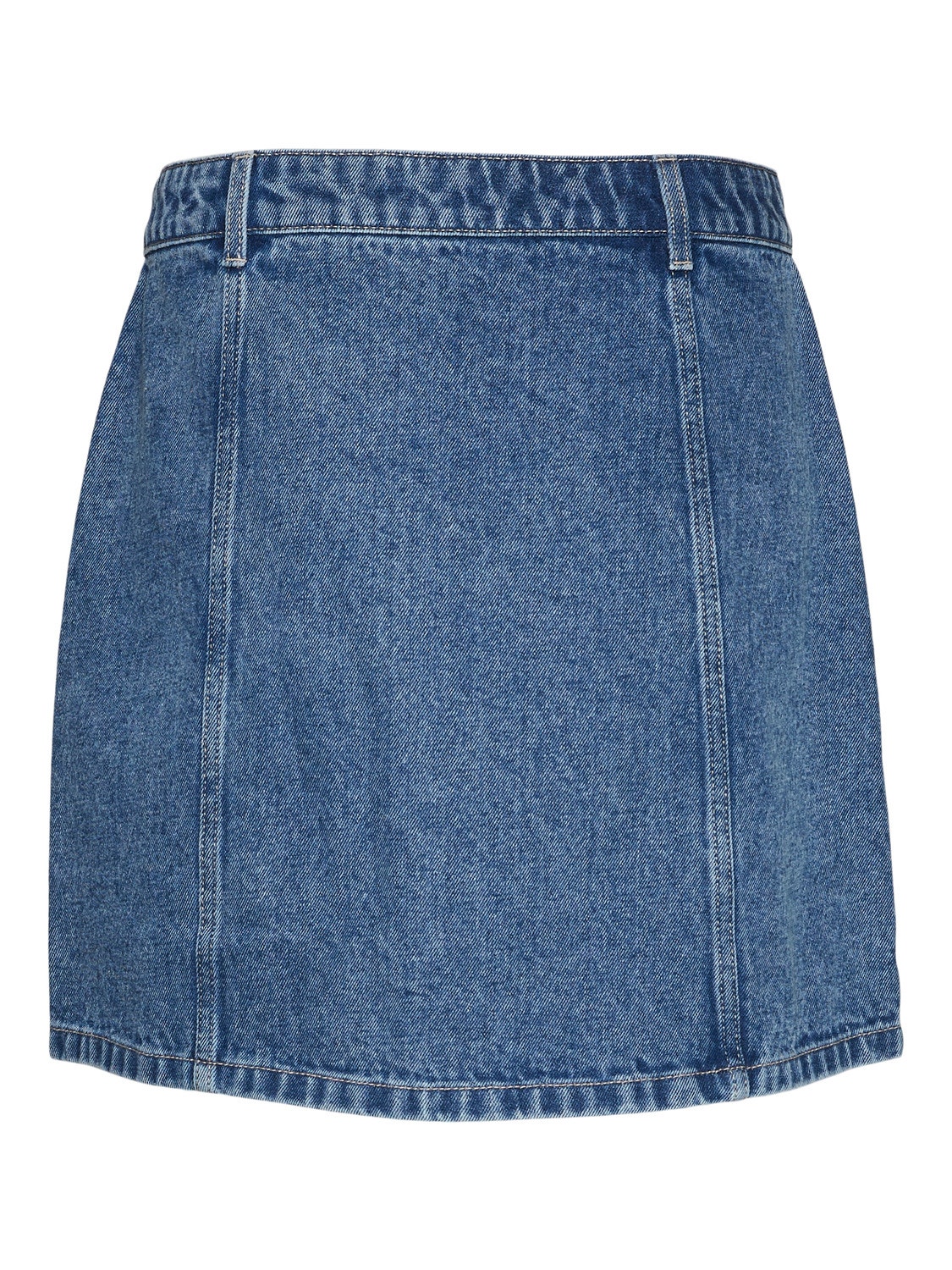 Vero Moda VMSASJO Mellemhøj talje Kort nederdel -Medium Blue Denim - 10310142