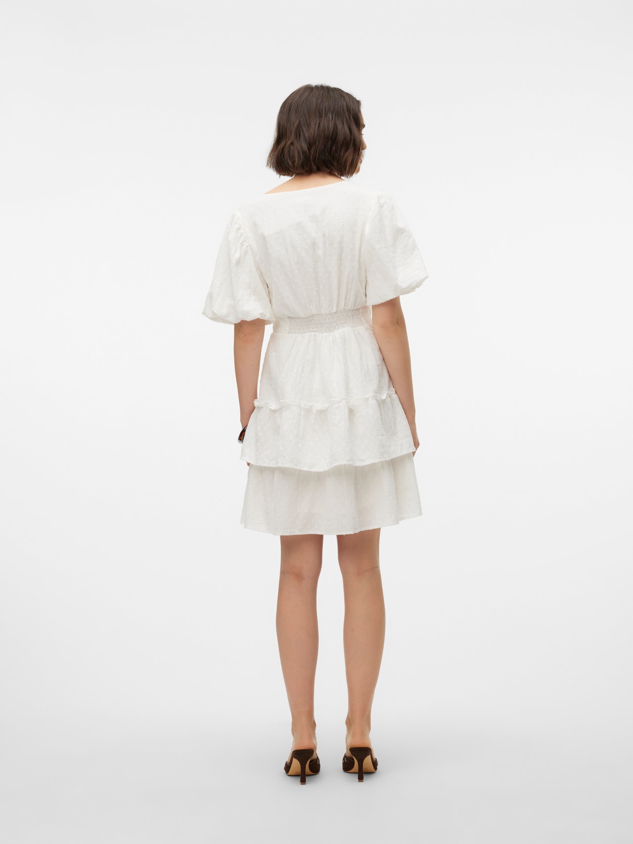 Vero Moda VMLARISA Short dress -Snow White - 10310175