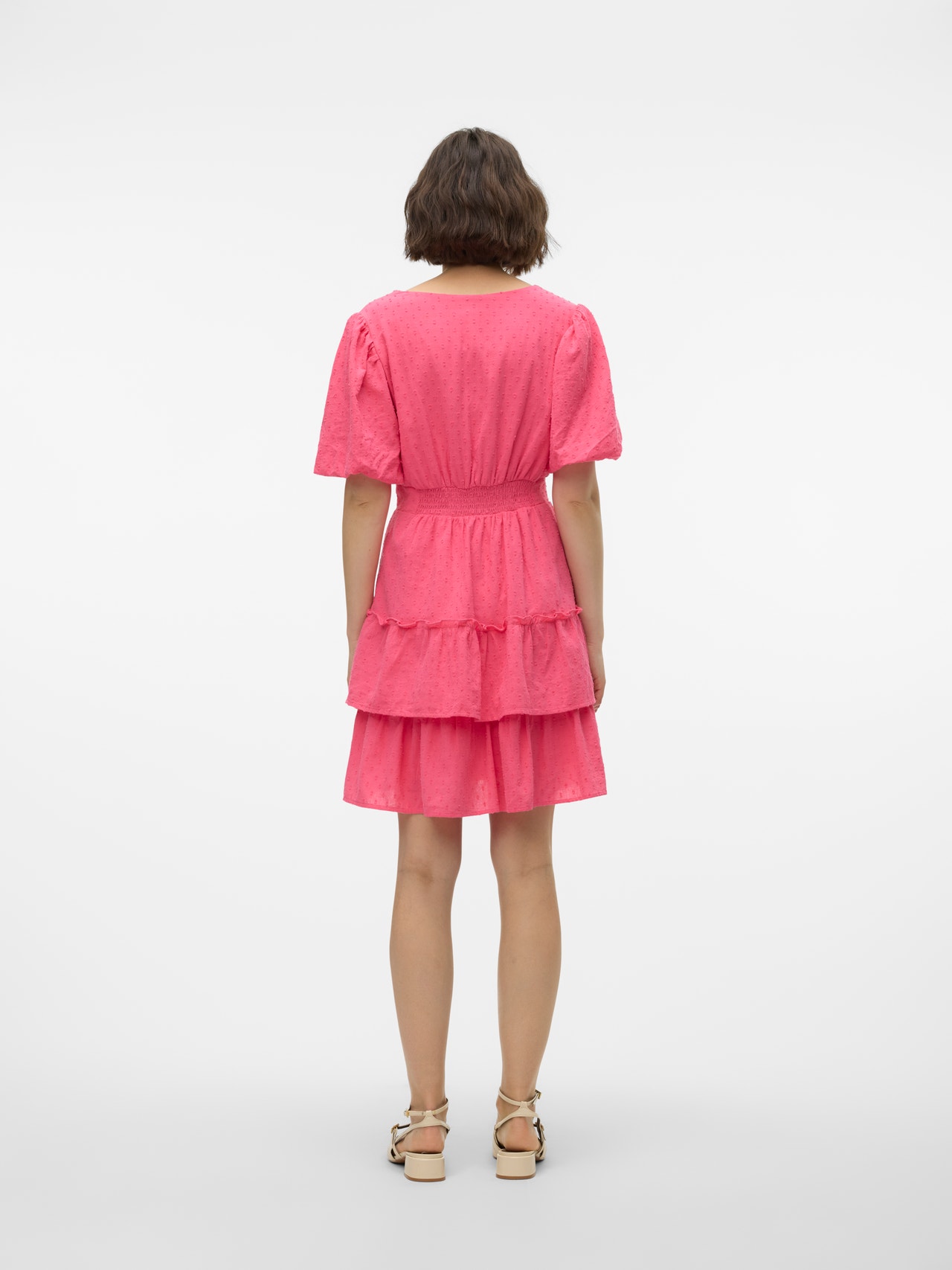Vero Moda VMLARISA Short dress -Hot Pink - 10310175