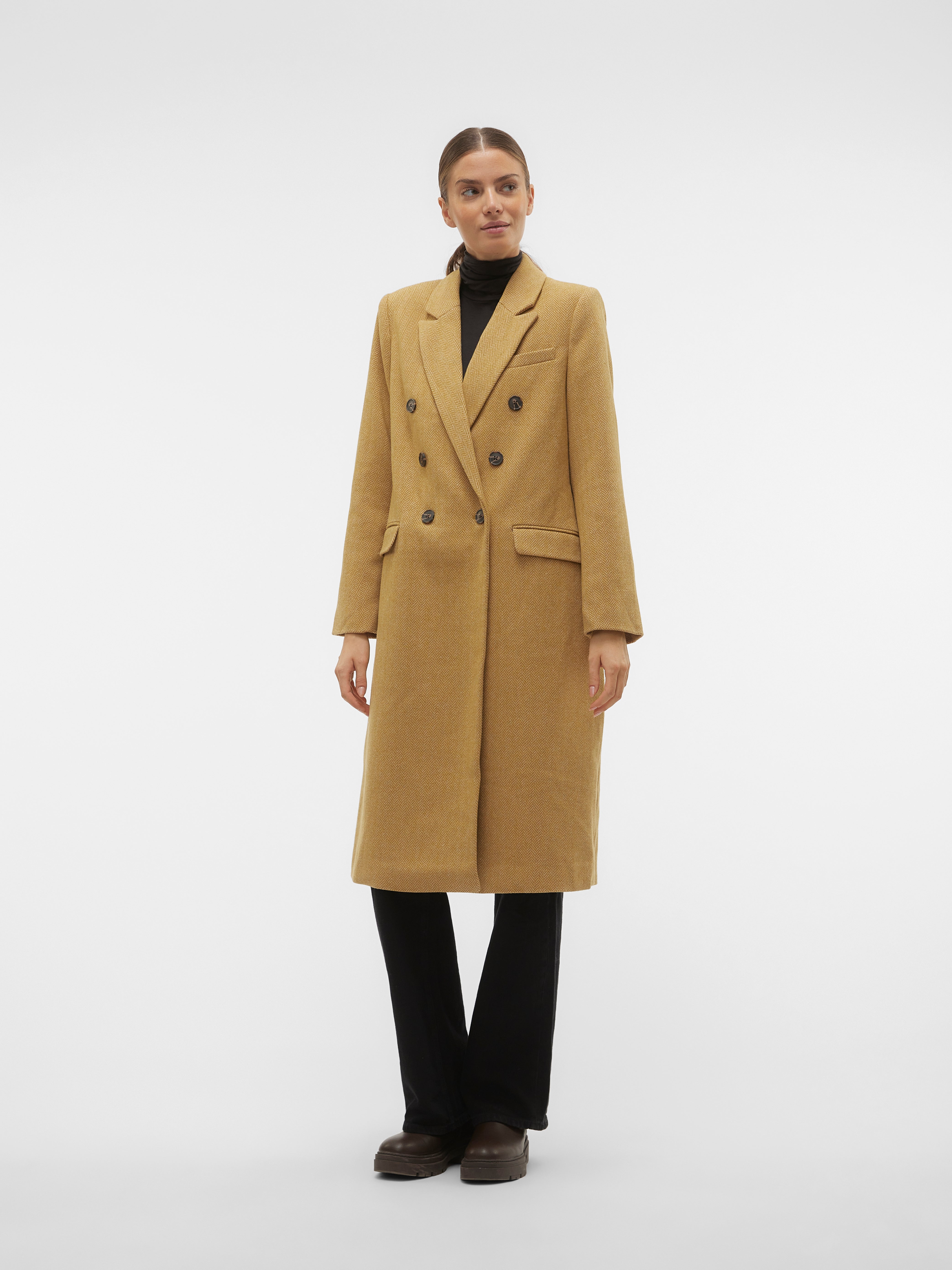 Vero moda double 2025 breasted coat