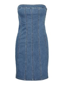 Vero Moda VMZOIE Korte jurk -Light Blue Denim - 10310272