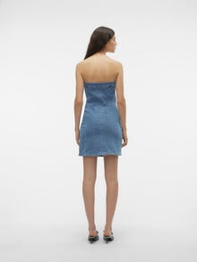 Vero Moda VMZOIE Vestito corto -Light Blue Denim - 10310272