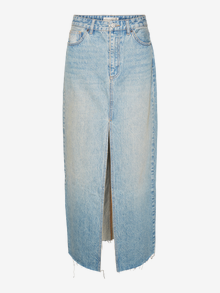 Vero Moda VMROCCO Høj talje Lang nederdel -Medium Blue Denim - 10310274